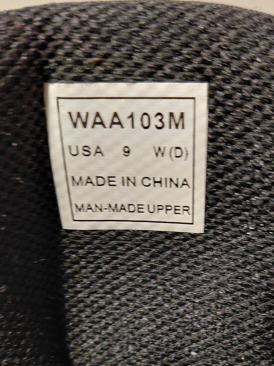 NEW Propet Ortholite sneakers US sz 9W Black Sneaker with black and white soles - Picture 6 of 6